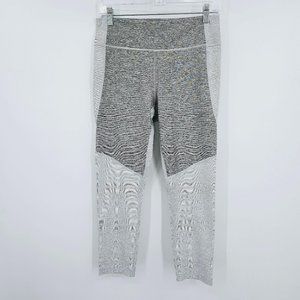 Outdoor Voices ¾ Warmup Leggings L Heather Grey Athletic Supportive Pocket Soft